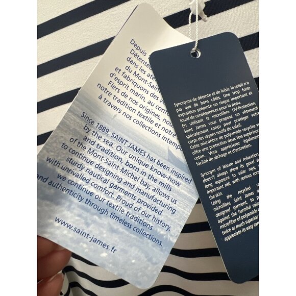 Saint James NWT Propriano Form Fiting Nautical Stripe Dress Anti-UV - Picture 6 of 8